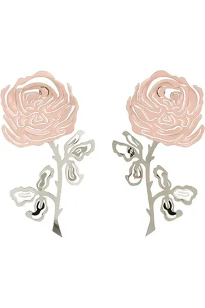 Y / PROJECT Ohrstecker mit Rosenmotiv