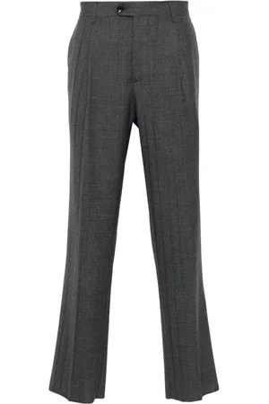 Etro Gestreifte Plisseehose