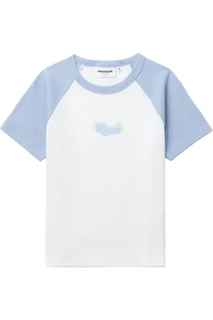 Chocoolate T-Shirt mit Logo-Applikation