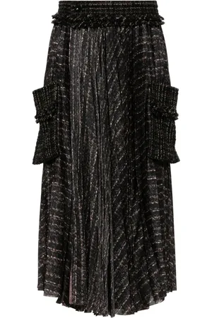 SACAI Rock mit abstraktem Muster