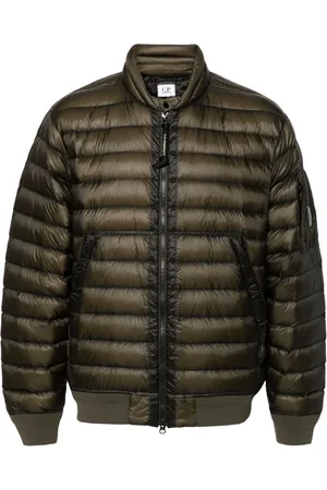 C.P. Company Gefütterte Jacke mit Linsen-Detail