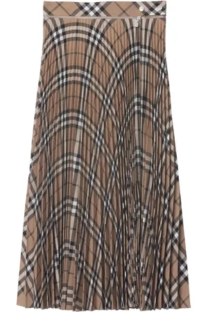 Burberry Karierter Faltenrock