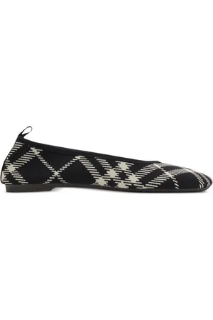 Burberry Check Knit Baby Ballerinas