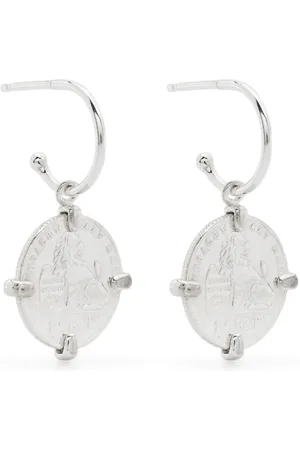 WOUTERS & HENDRIX Coin hoop earrings