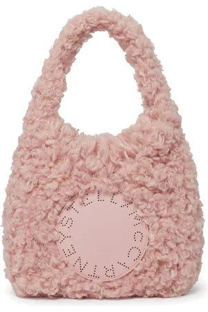 Stella McCartney Kleine Plush Teddy Tote Bag mit Logo