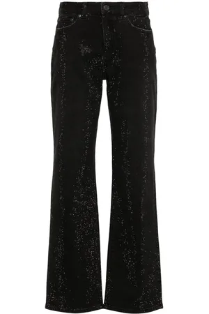 Purple Brand Jeans mit Kristallen