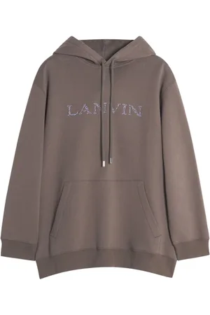 Lanvin Hoodie mit Perlenstickerei