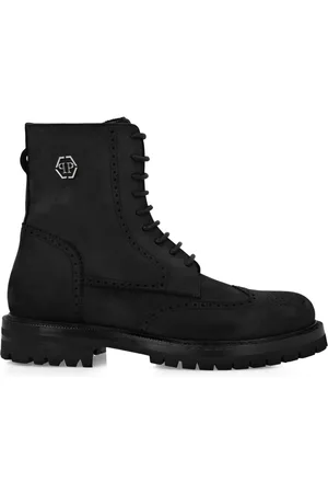 Philipp Plein Stiefel aus Nubukleder