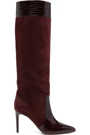 PARIS TEXAS Stiefel mit Kroko-Optik 85mm