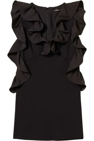 Twin-Set Wickelkleid mit V-Ausschnitt
