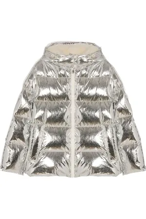 YVES SALOMON Mantel mit Metallic-Finish