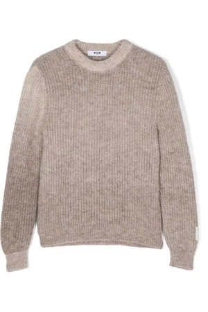 Msgm Pullover mit Intarsien-Logo