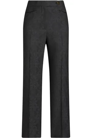 Etro Jacquard-Hose mit Blumenmuster