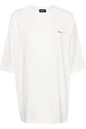 We11 Done T-Shirt mit Kristall-Logo