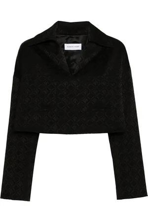 Marine Serre Oberteil aus Monogramm-Jacquard