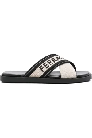 Salvatore Ferragamo Sandalen mit Logo-Stickerei