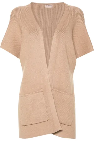 Twin-Set Poncho mit Logo-Stickerei