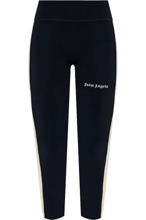 Palm Angels Cropped-Leggings mit Logo-Print