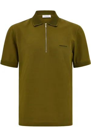 Salvatore Ferragamo Poloshirt mit Reißverschlusskragen