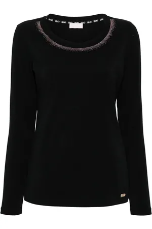 Liu Jo T-Shirt mit Perlenverzierung