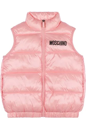 Moschino Steppweste mit Logo-Print