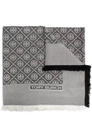 Tory Burch Schal mit Monogrammmuster