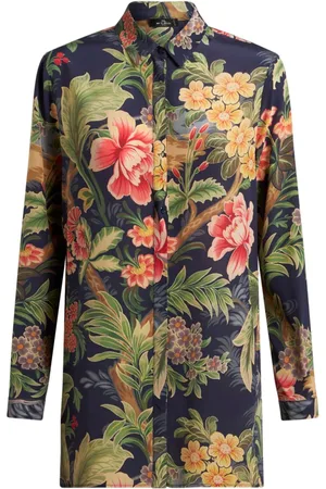 Etro Seidenhemd mit Blumen-Print