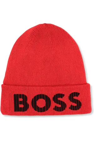 HUGO BOSS Beanie mit Logo-Print