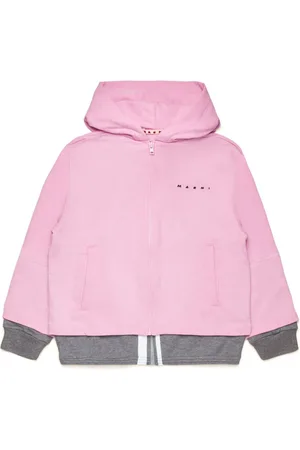 Marni Kapuzenjacke mit Logo-Print