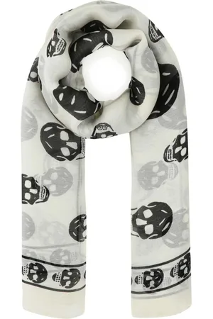Alexander McQueen Schal mit Totenkopf-Print