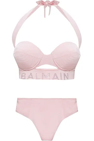 Balmain Bikini mit Logo-Verzieruung