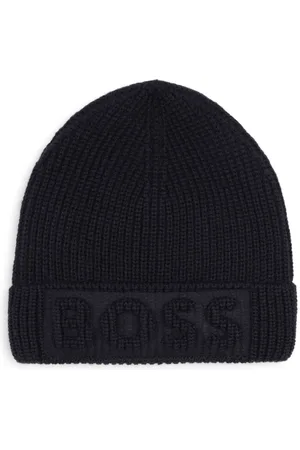 HUGO BOSS Beanie mit Logo-Prägung