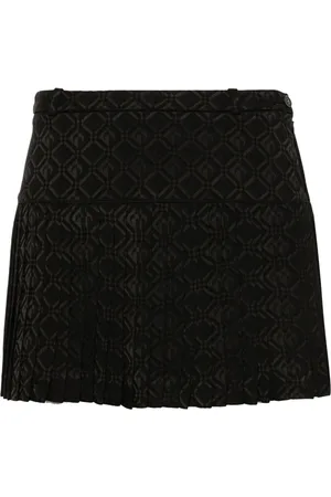 Marine Serre Minirock aus Moon Diamond-Jacquard