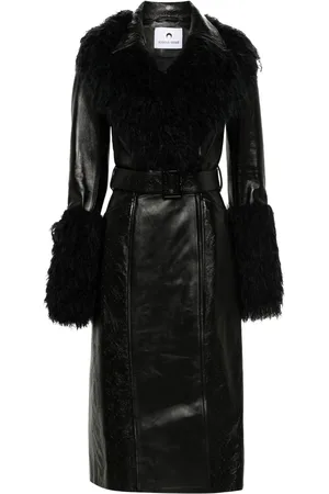 Marine Serre Trenchcoat mit Monogramm