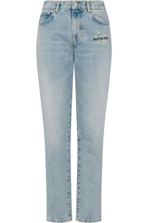 Moschino Halbhohe Straight-Leg-Jeans