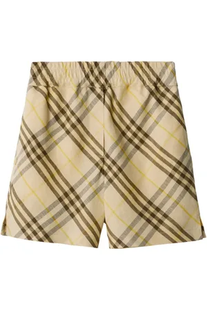 Burberry Karierte Shorts aus Leinen