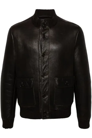 SALVATORE SANTORO Bomberjacke aus Leder