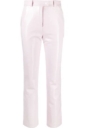 Courrèges Slim-Fit-Hose aus Vinyl