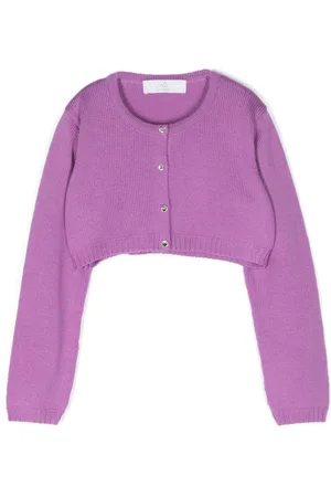 COLORICHIARI Klassischer Cropped-Cardigan