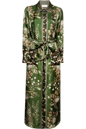 PIERRE-LOUIS MASCIA Maxikleid mit Blumen-Print