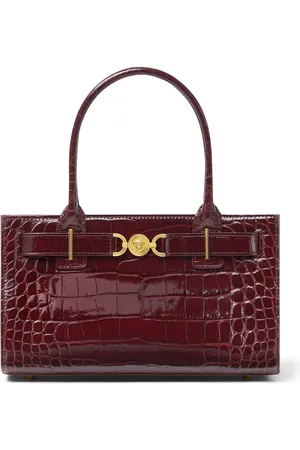 VERSACE Medusa 95 Handtasche mit Kroko-Effekt