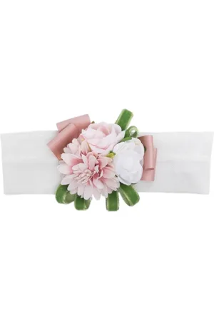 COLORICHIARI Haarreif mit Blumenapplikation