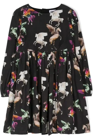 Molo Cocos Kleid mit Flying Pegasus-Print