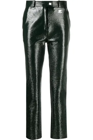 Courrèges Slim-Fit-Hose aus Vinyl