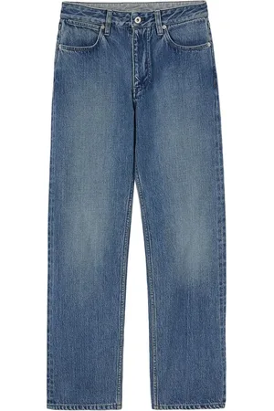 Jil Sander Straight-Leg-Jeans mit Logo-Applikation