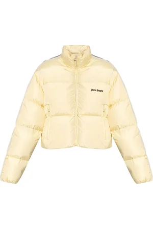 Palm Angels Gefütterte Jacke mit Logo-Stickerei