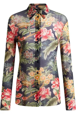 Etro Tüllhemd mit Print