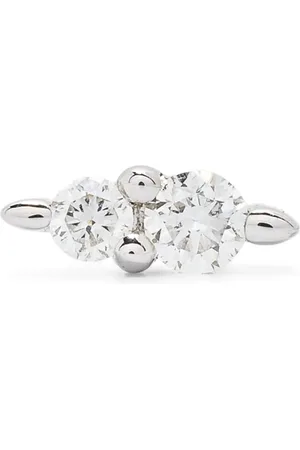 Maria Black 14kt white gold Hazy Gleam Piercing diamond single earring