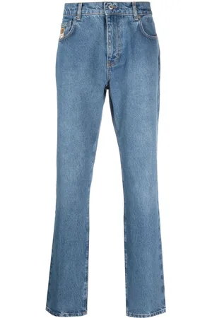 Moschino Skinny-Jeans mit Leo Teddy-Print