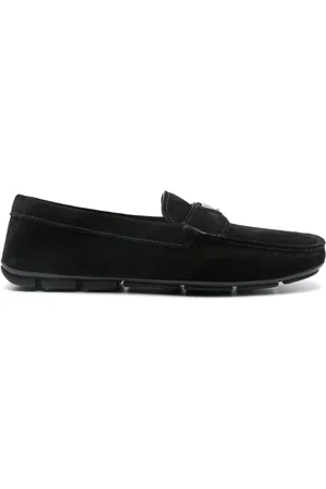 Prada Loafer mit Logo-Schild